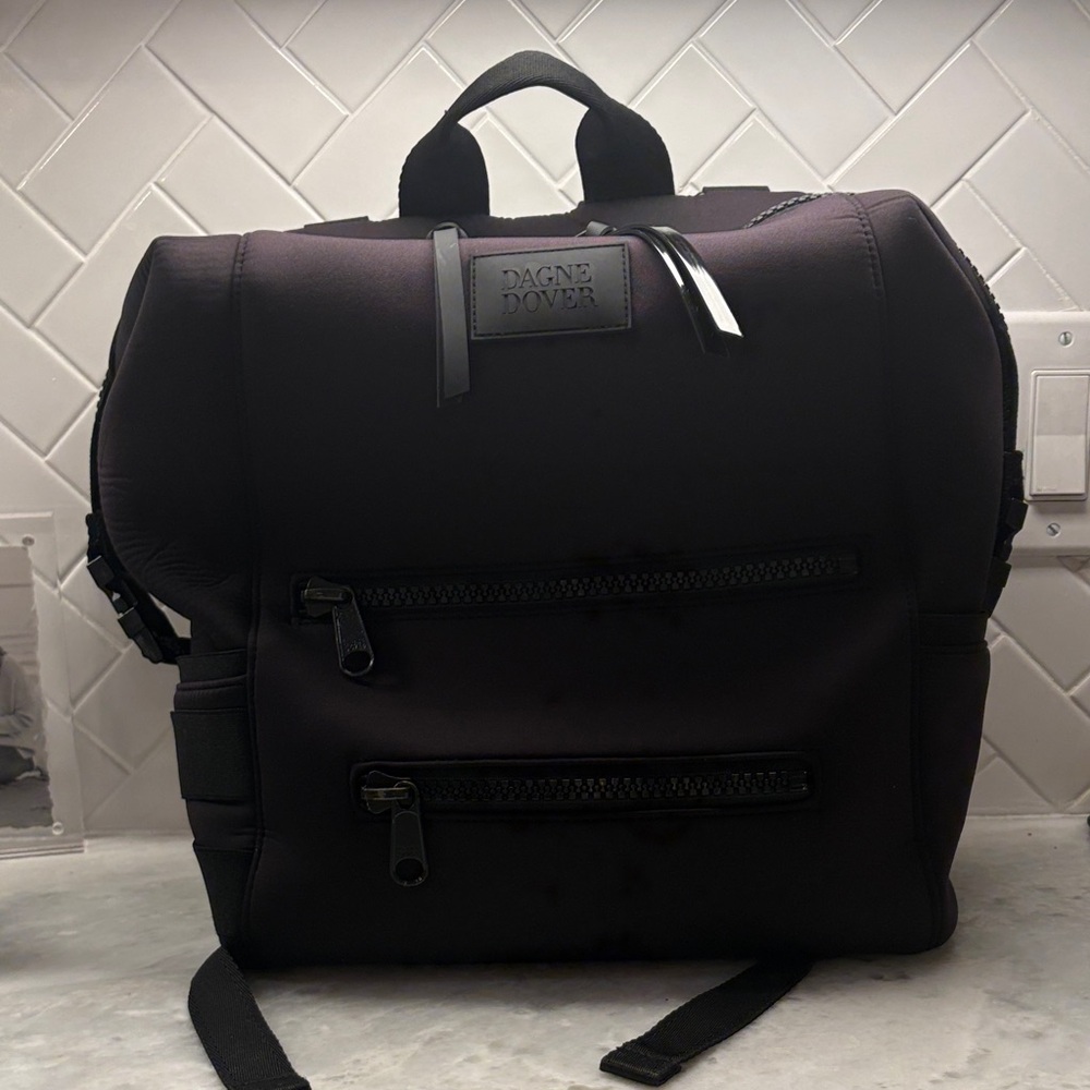 Dagne Dover Indi Backpack/ Diaper Bag Black